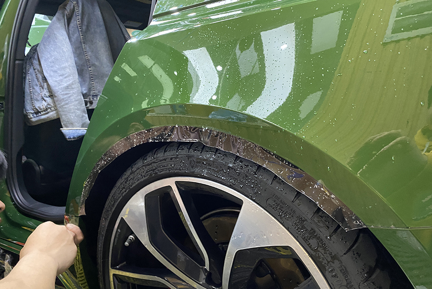 奥迪RS43M漆面保护膜隐形车衣系列案例(图8)