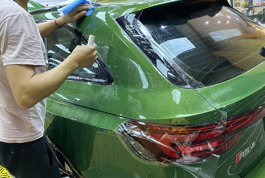 奥迪RS43M漆面保护膜隐形车衣系列案例(图10)